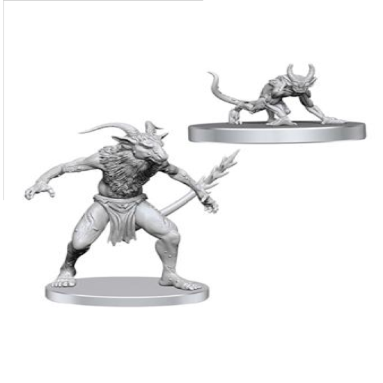 D&D Nolzur's Marvelous Miniatures Unpainted Bulezau And Quasit