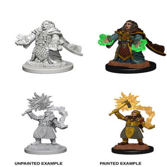 D&D Nolzur's Marvelous Miniatures Unpainted Dwarf Cleric
