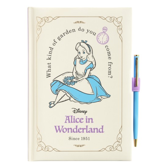 Disney Alice In Wonderland Premium A5 Notebook With Pen