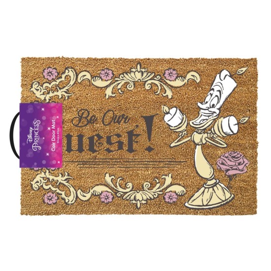 Disney Beauty and the Beast Be Our Guest Doormat 40x 60cm