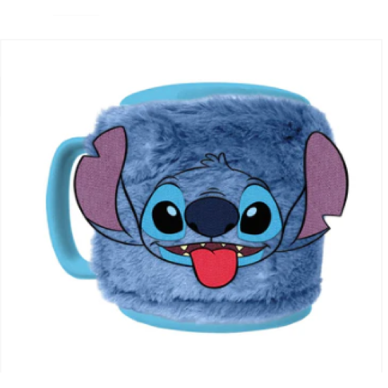Disney Lilo And Stitch Stitch Face Fuzzy Mug