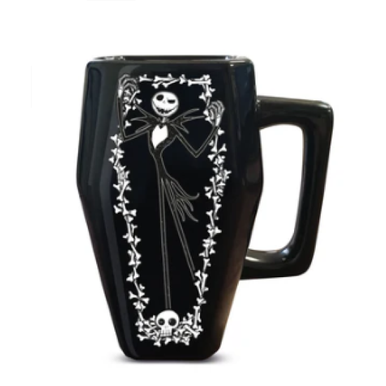 Disney Nightmare Before Christmas 500ml Coffin Shaped Ceramic Mug