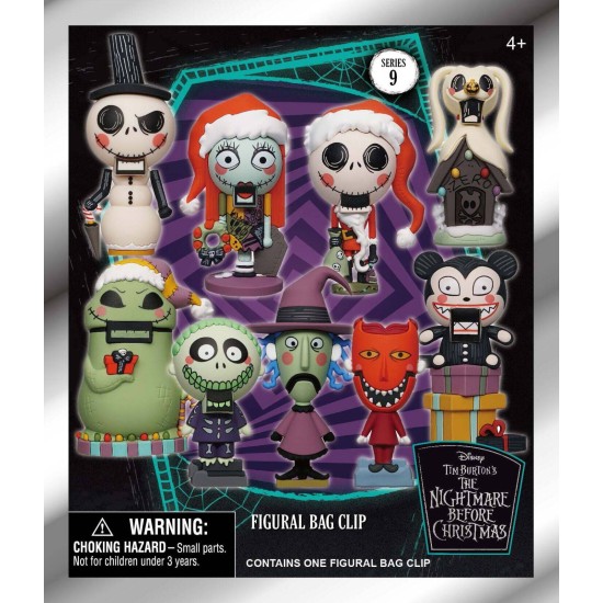 Disney The Nightmare Before Christmas Series 9 3D Collectable Keychain/Bagclip