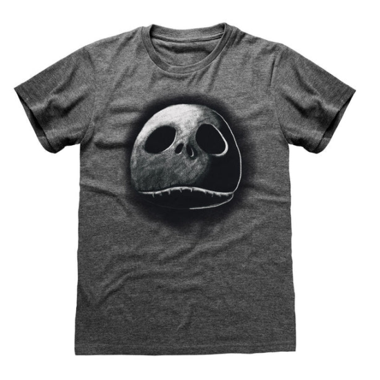 Disney The Nightmare Before Christmas Sketch Face T Shirt Small