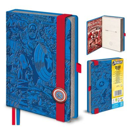 Marvel Captain America Luxe Slider Notebook