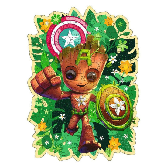 Ravensburger Marvel Wooden Puzzle Groot 150 Pieces