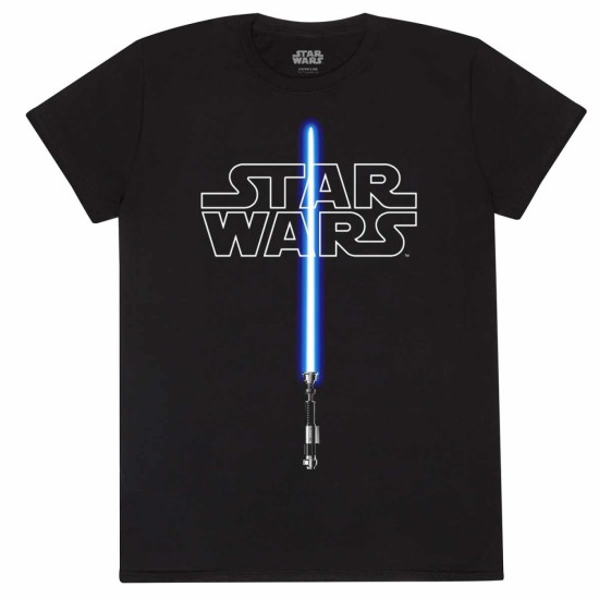 Star Wars Glow In The Dark Lightsaber Small T-Shirt