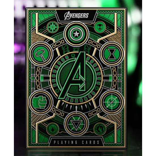 Theory 11 Marvel Avengers Green Edition Premium Playing Card Deck