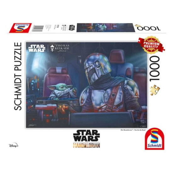Thomas Kinkade Disney Star Wars The Mandalorian Two for the Road Puzzle 1000 pcs